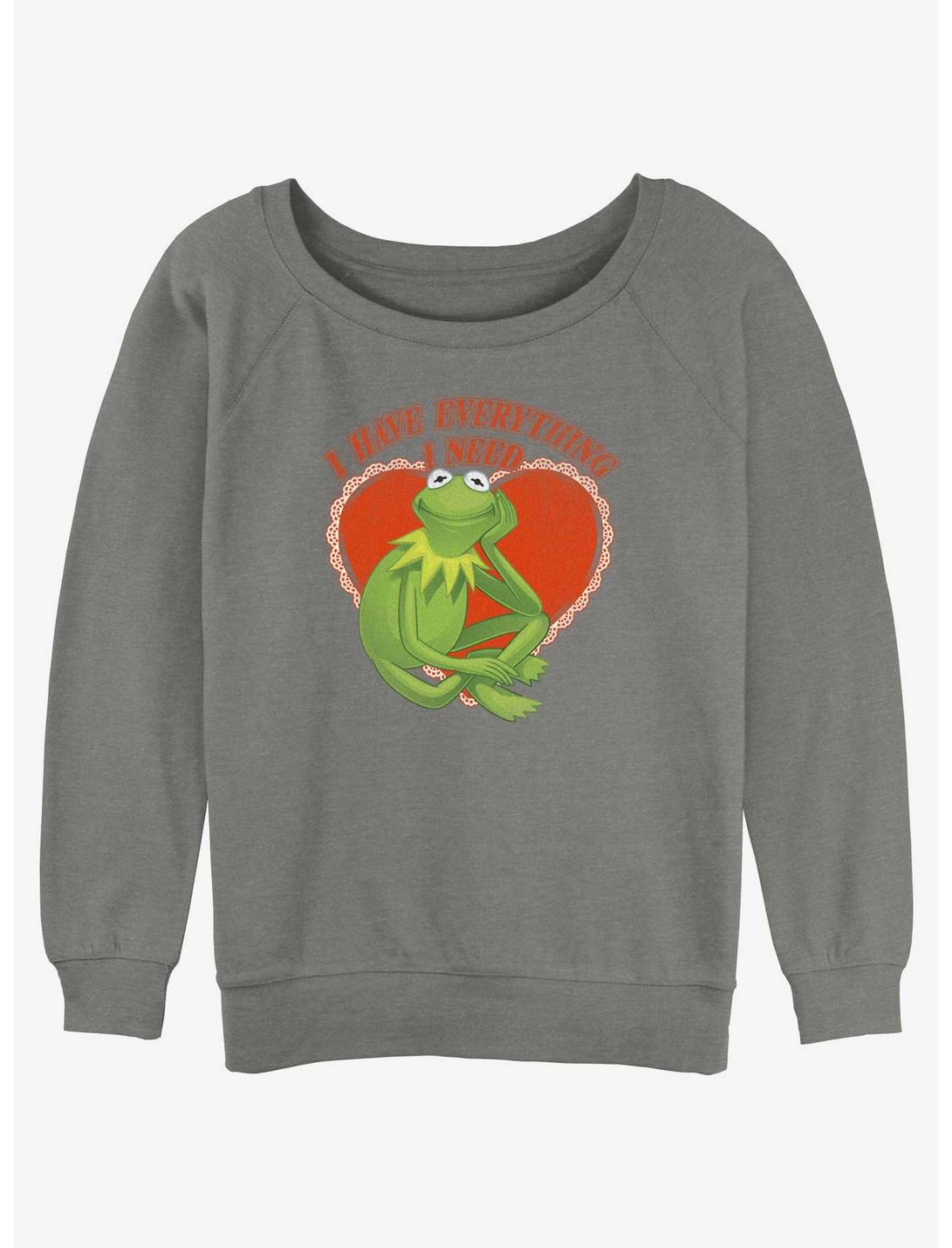 Sweat-shirt ample Fille Disney The Muppets Kermit J'ai tout
