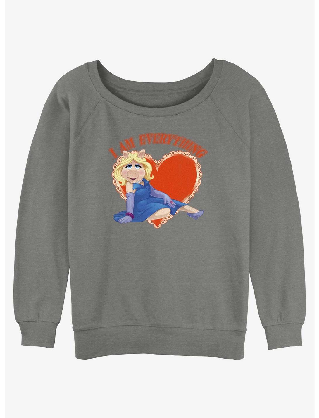Disney The Muppets Miss Piggy I Am Everything Girls Slouchy Sweatshirt