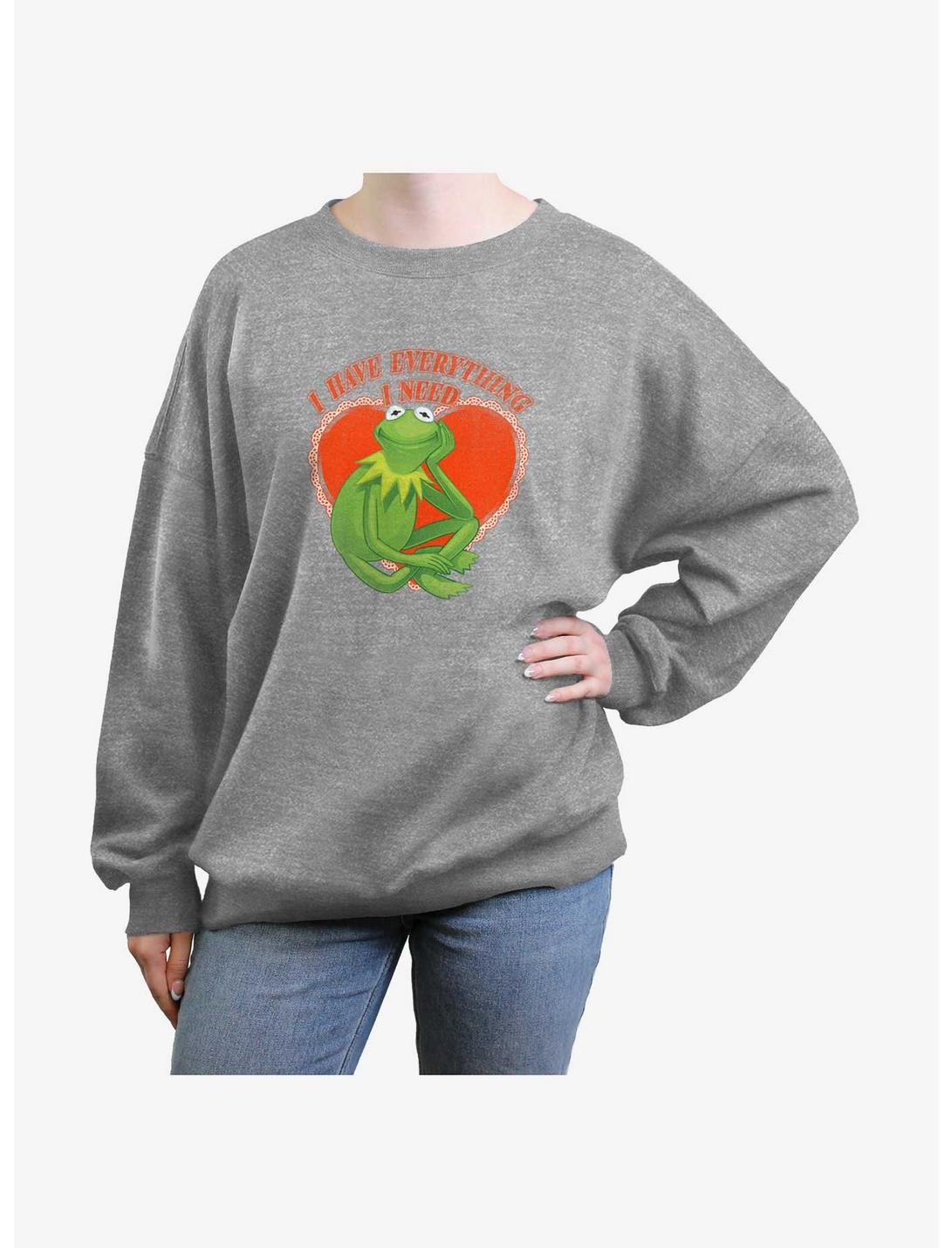 Disney The Muppets Kermit I Have Everything Girls Oversized Sweatshirt
