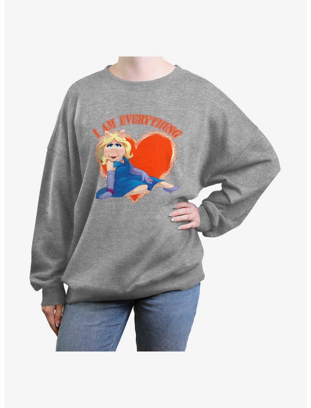 Disney The Muppets Miss Piggy I Am Everything Girls Oversized Sweatshirt