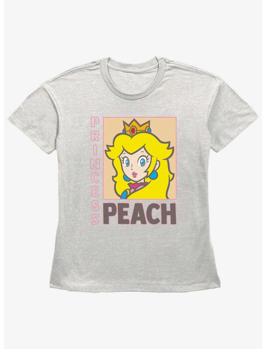 Nintendo Framed Princess Peach Girls Straight Fit T-Shirt