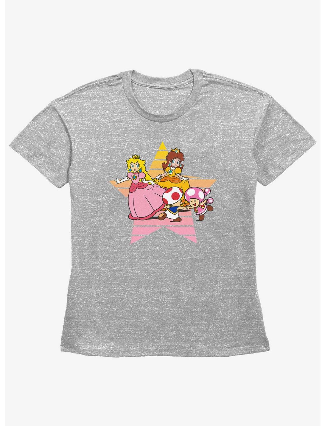 Nintendo Princess Peach and Daisy Star Girls Straight Fit T-Shirt