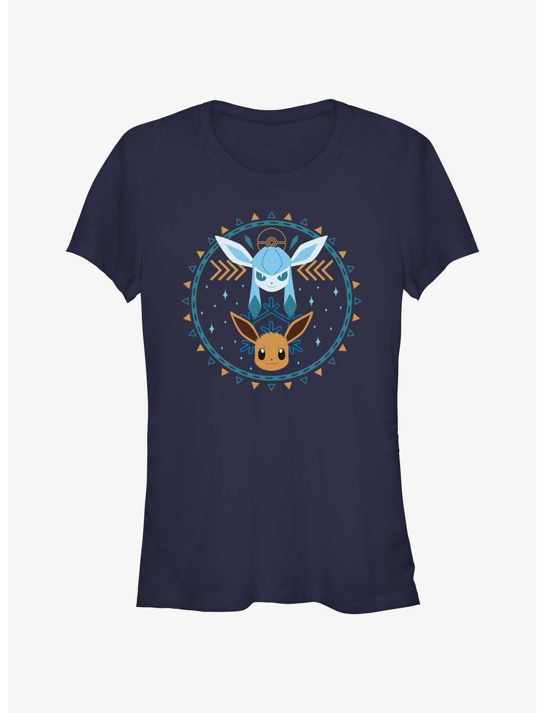 Pokemon Eevee Glaceon Circle Girls T-Shirt