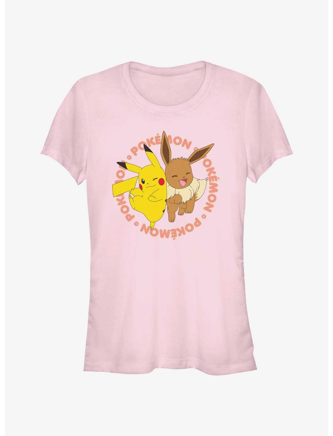 Pokemon Poke Pals Pikachu & Eevee Girls T-Shirt
