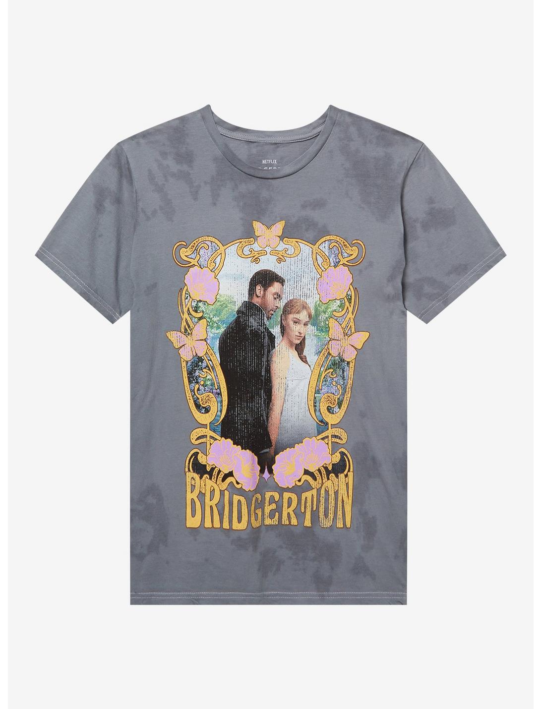 Bridgerton Daphne & Simon Tie-Dye Boyfriend Fit Girls T-Shirt