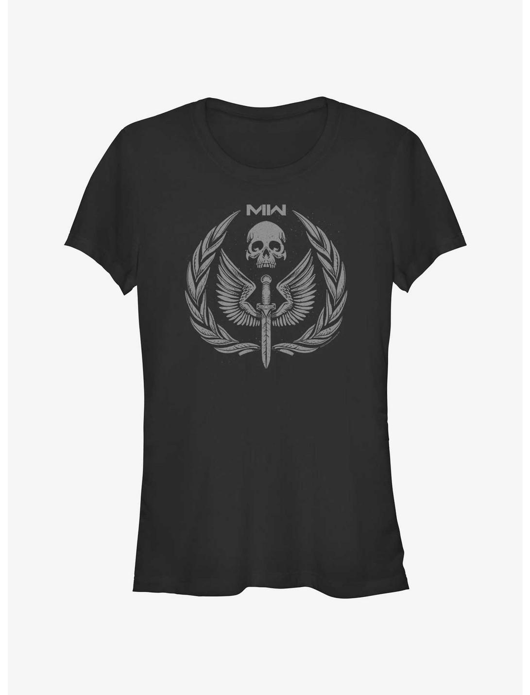 T-shirt Fille Call of Duty Crâne et Poignard