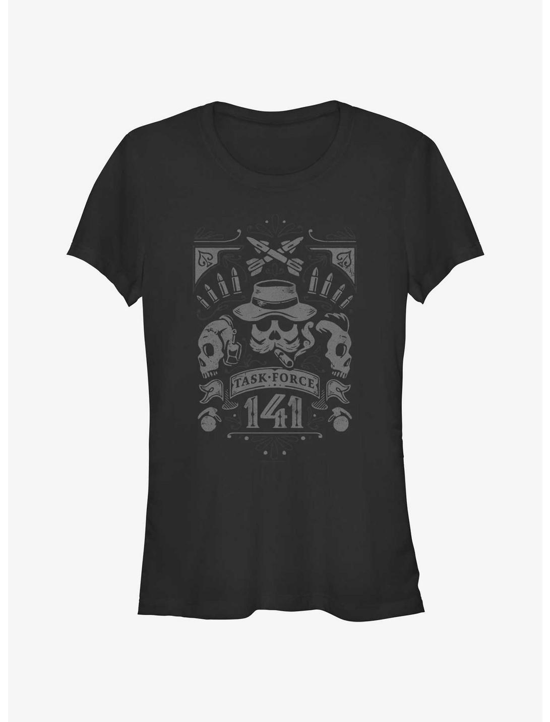 Call of Duty Task Force 141 Skulls Girls T-Shirt