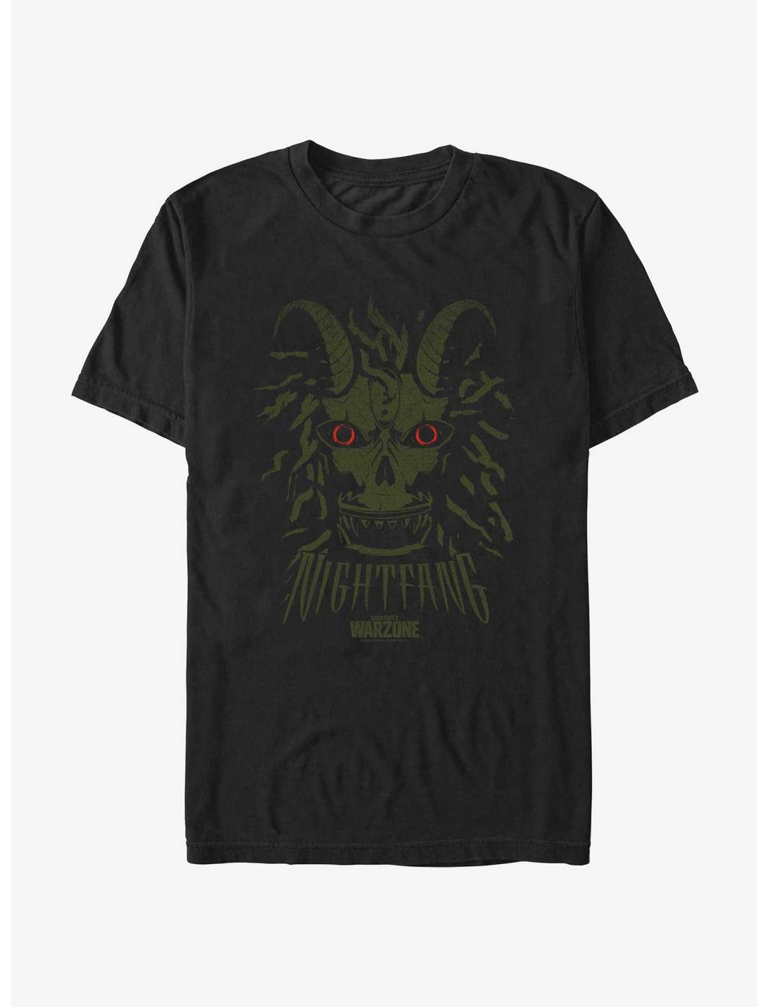 T-shirt masque vert Night Fang de Call of Duty: Warzone