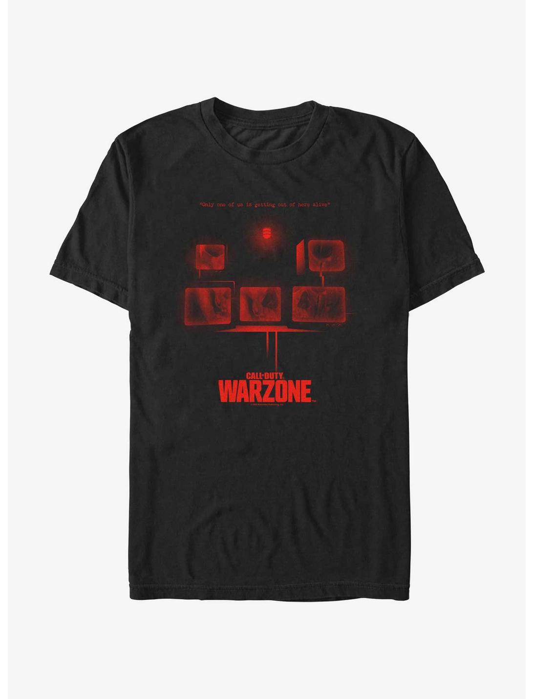 Call of Duty: Warzone Ghost Faces Televisions T-Shirt