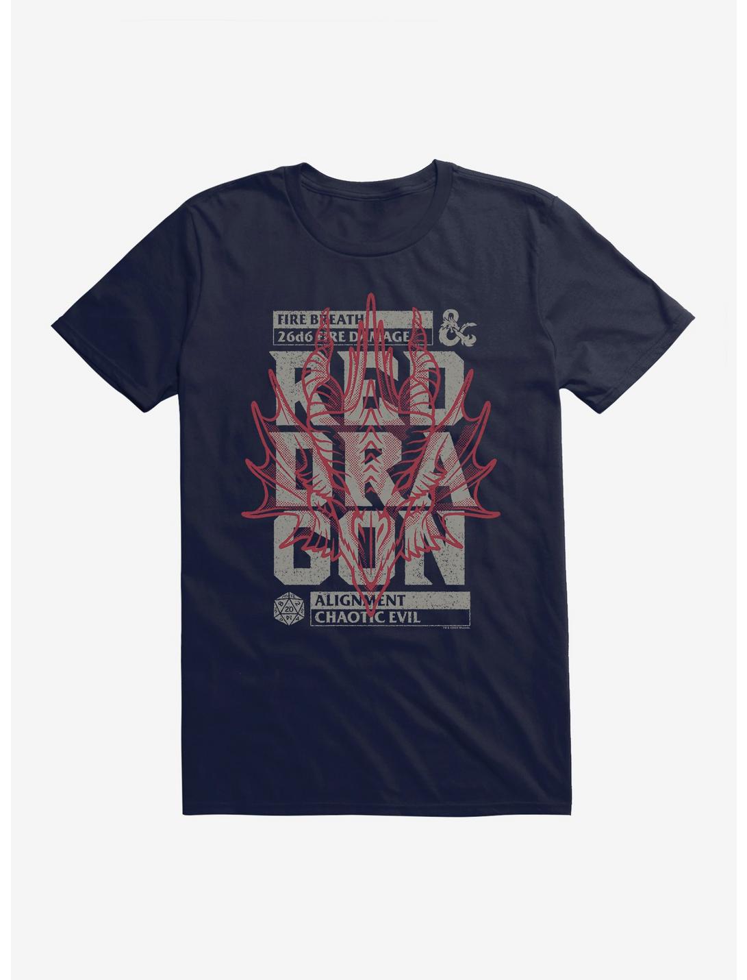 T-shirt Le Sceau du Dragon Rouge Donjons & Dragons