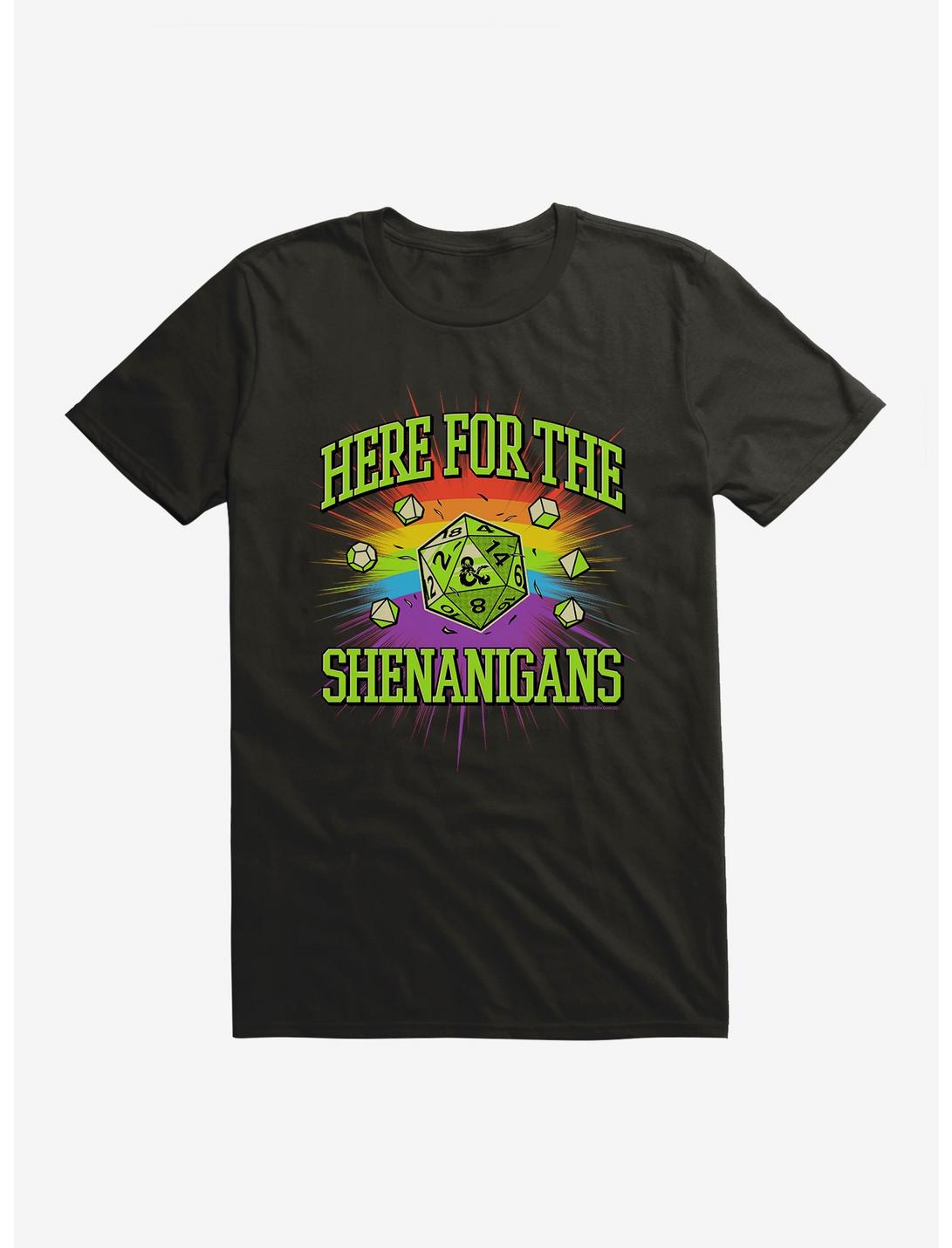 Dungeons & Dragons Here For The Shenanigans T-Shirt
