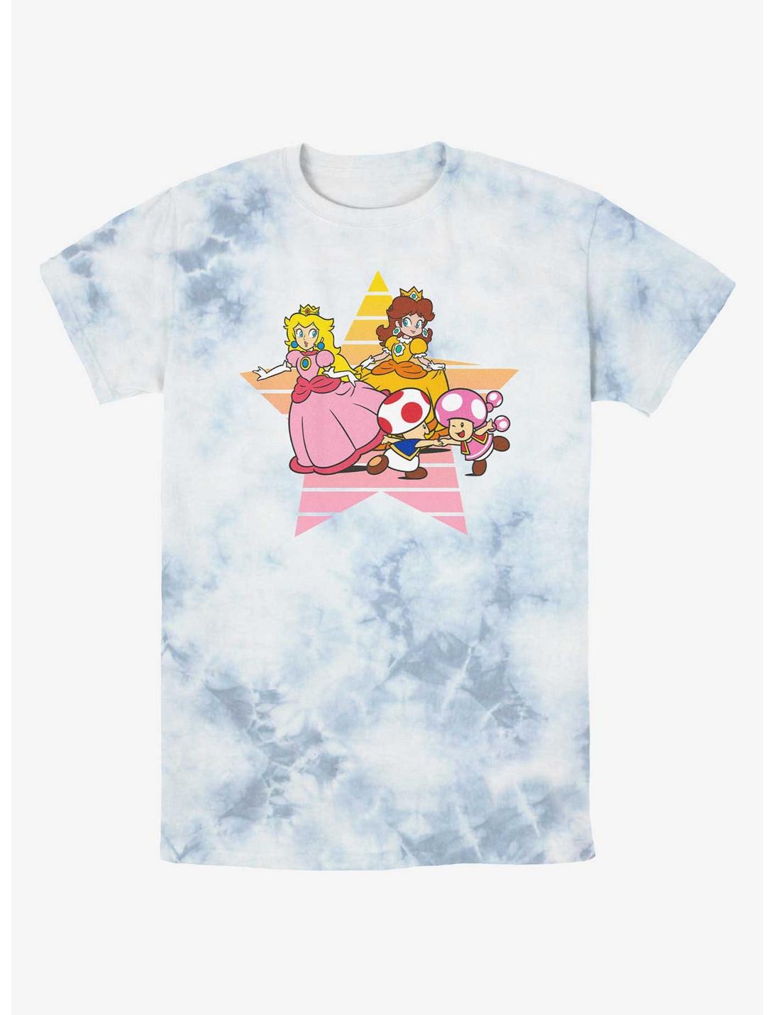 Nintendo Princess Peach & Daisy Star Tie-Dye T-Shirt