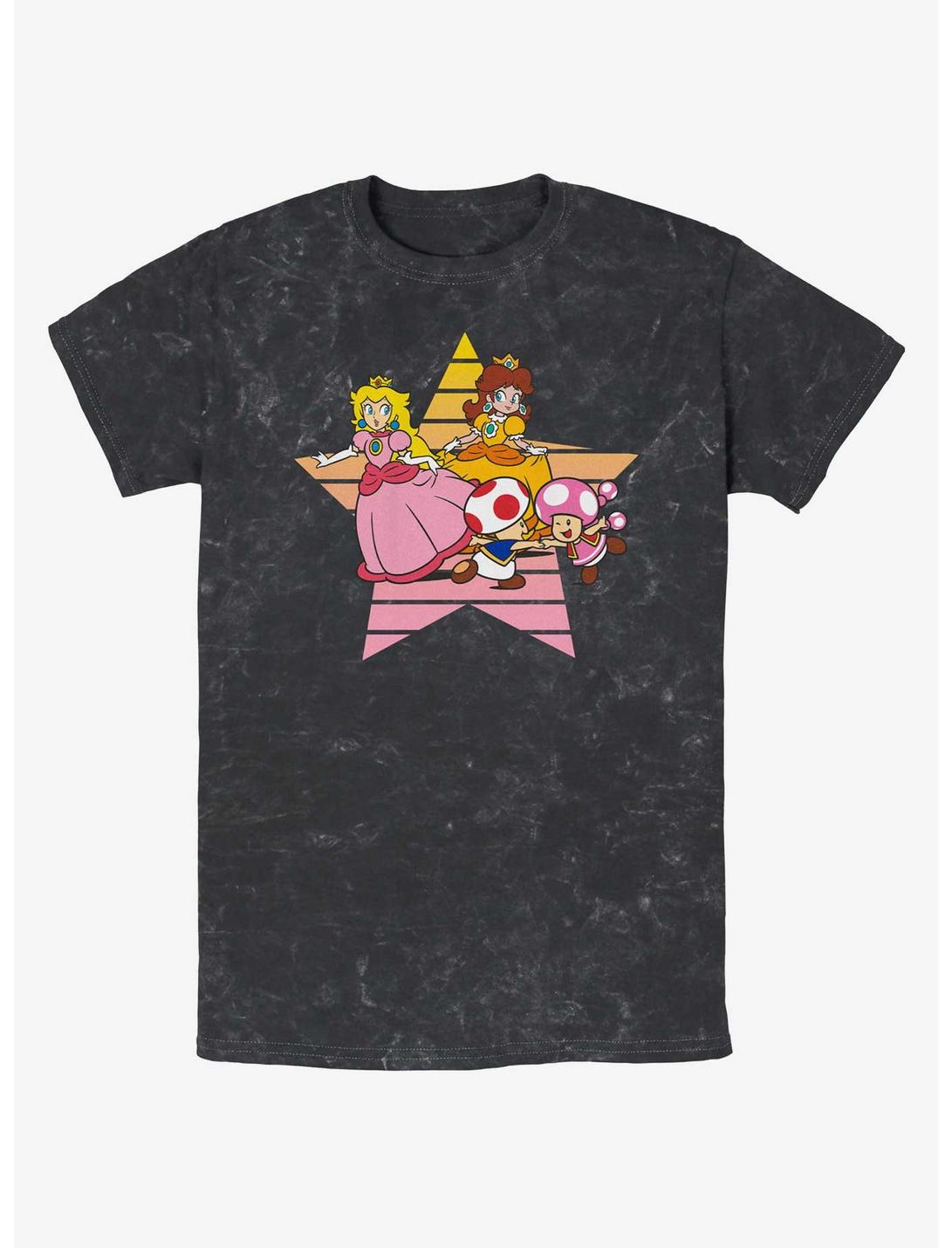 T-shirt Nintendo Princess Peach & Daisy Star délavé aux minéraux