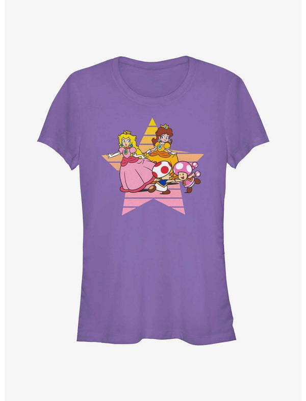 Nintendo Princess Peach & Daisy Star Girls T-Shirt