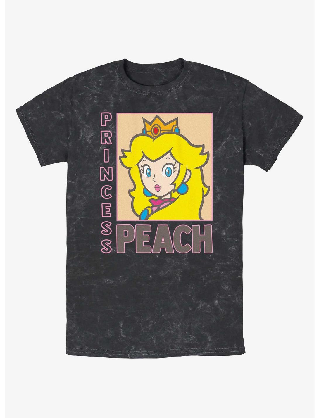 T-shirt Nintendo Princess Peach encadrée délavé aux minéraux