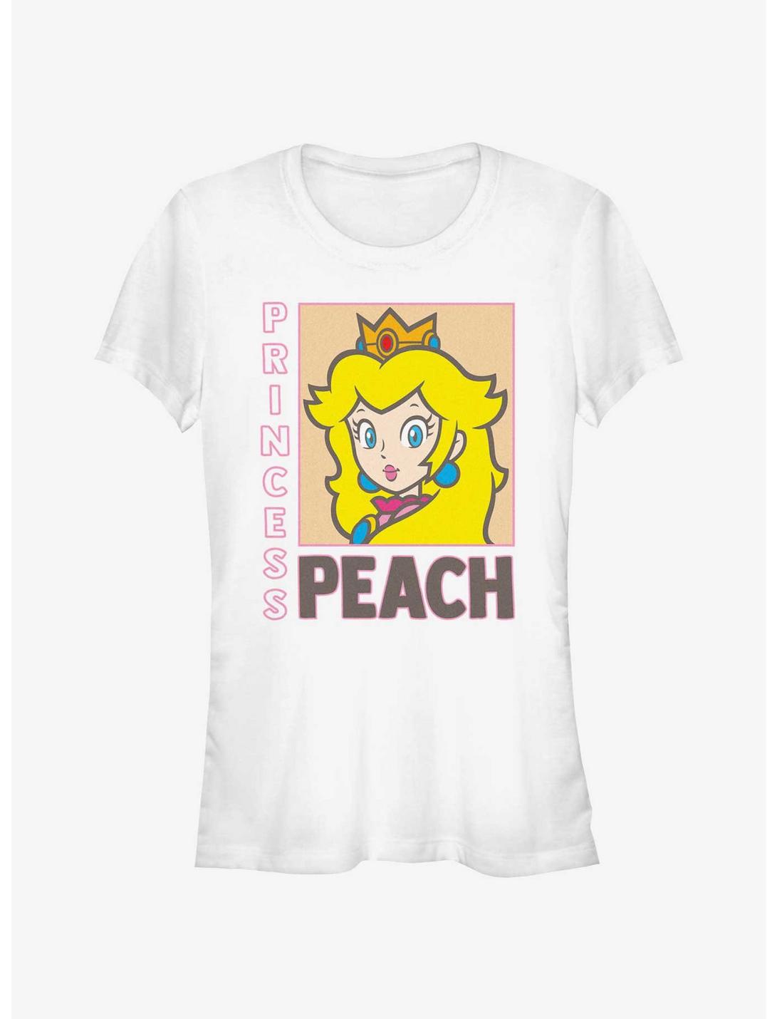 T-shirt Fille Nintendo Princesse Peach Encadrée