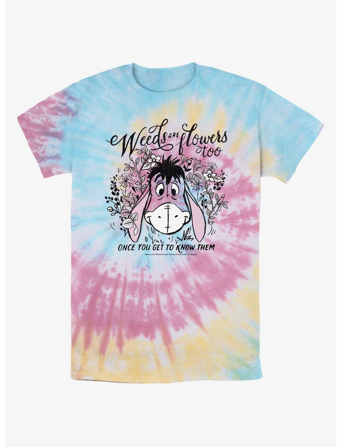 T-shirt Tie-Dye Disney Winnie l'Ourson Bourriquet "Les mauvaises herbes sont aussi des fleurs"