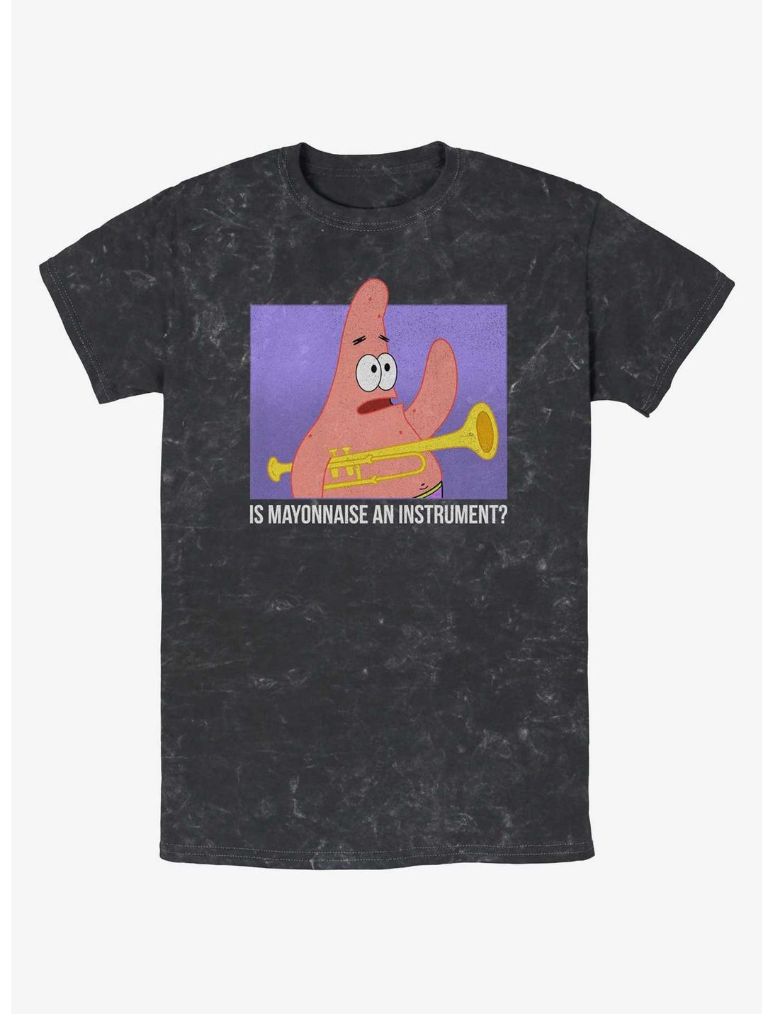 SpongeBob SquarePants Patrick Is Mayonnaise An Instrument Mineral Wash T-Shirt
