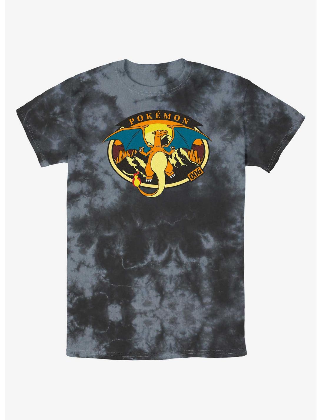 T-shirt Tie-Dye Pokémon Volcan Dracaufeu