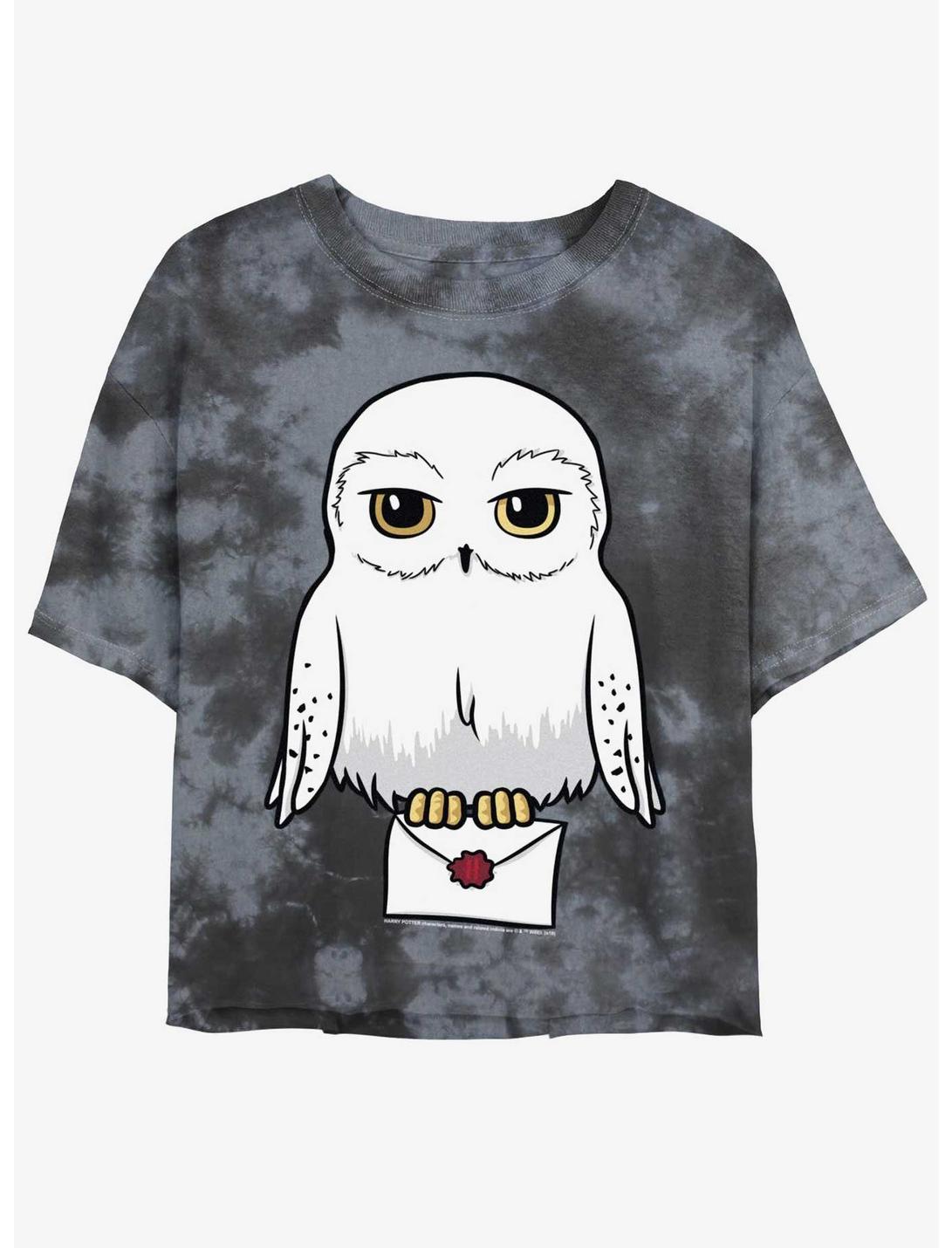 Harry Potter Anime Hedwig Mail Girls Tie-Dye Crop T-Shirt