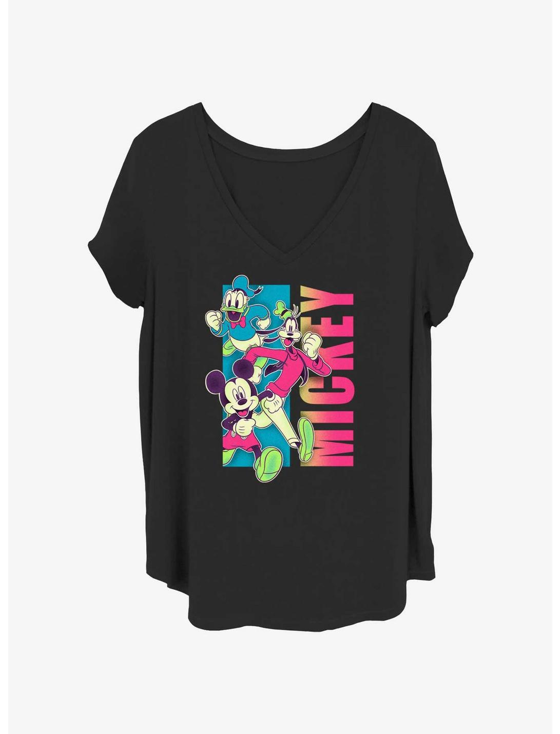 Disney Mickey Mouse & Friends Bust Out Girls T-Shirt Plus Size