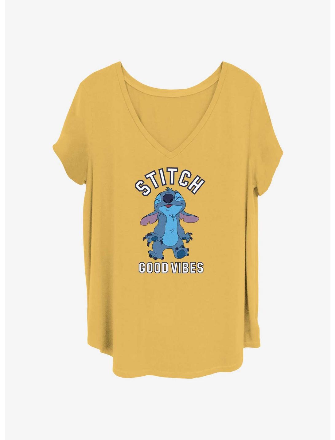 Disney Lilo & Stitch Good Energy Stitch Girls T-Shirt Plus Size
