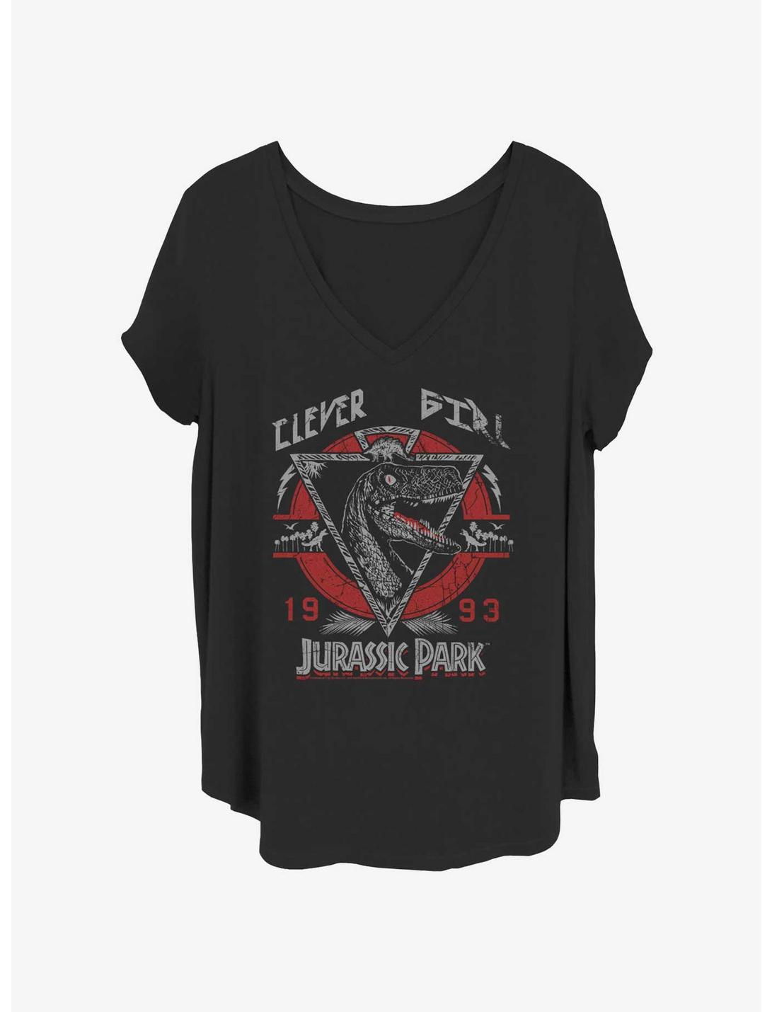 Jurassic Park Clever Girl Velociraptor Girls T-Shirt Plus Size