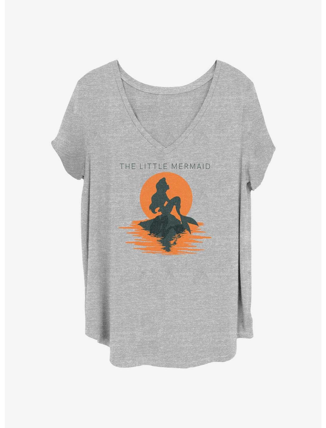 Disney The Little Mermaid Minimal Mermaid Girls T-Shirt Plus Size