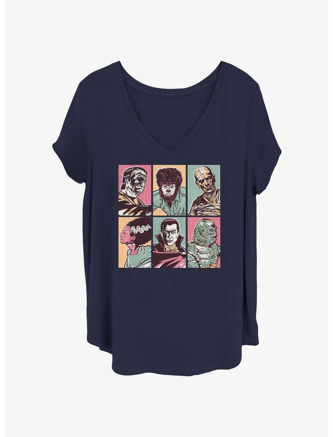 Universal Monsters Spooky Bunch Girls T-Shirt Plus Size