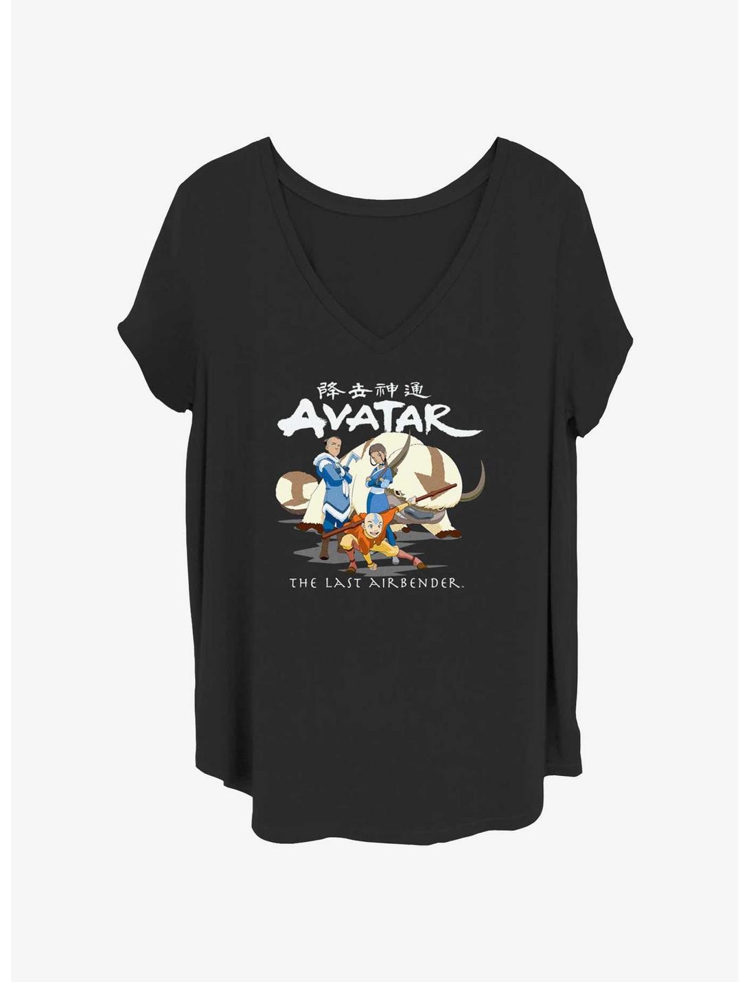 T-shirt Avatar : Le Dernier Maître de l'Air pour filles, coupe grande taille