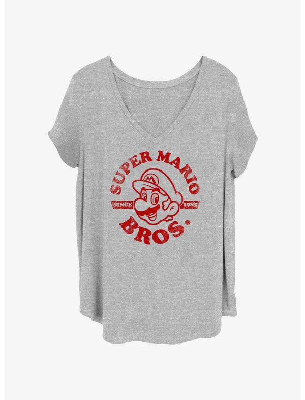 Nintendo Jump Man Mario Girls T-Shirt Plus Size