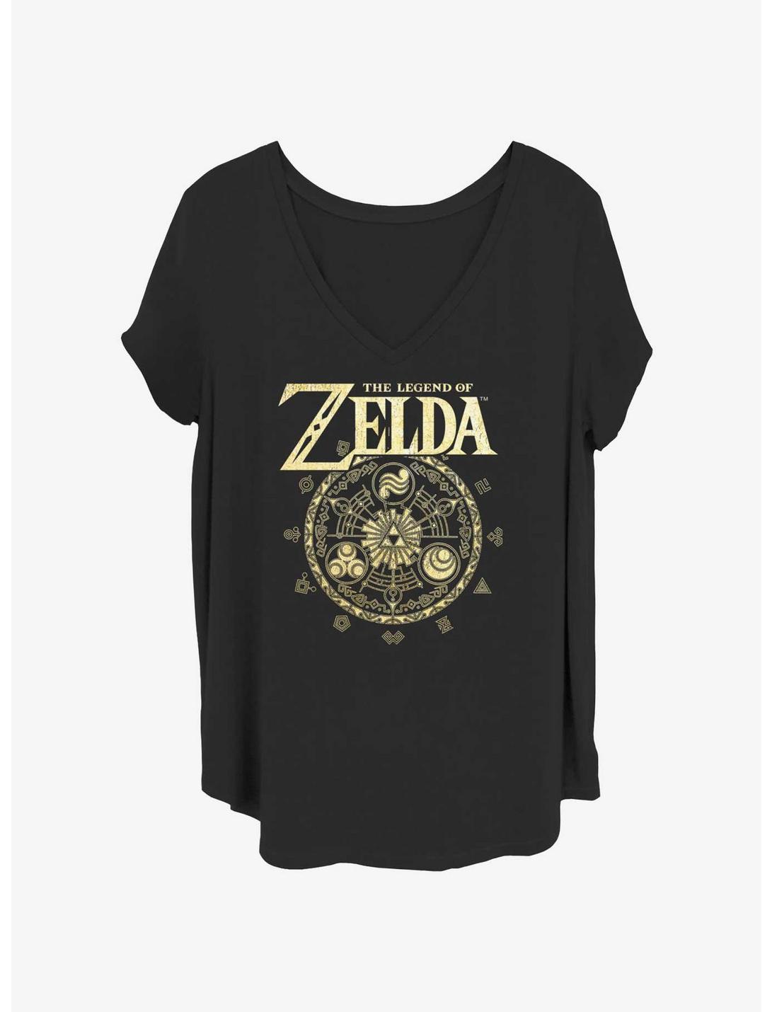 Nintendo Zelda Circle Badge Girls T-Shirt Plus Size