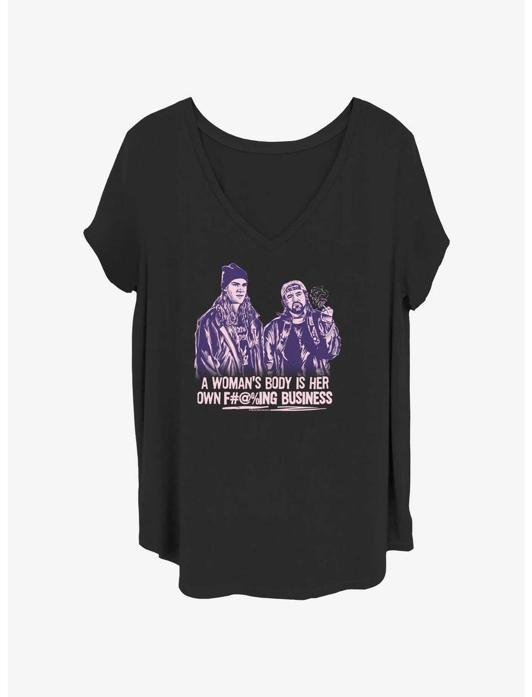 Jay and Silent Bob Nunnya Beeswax Girls T-Shirt Plus Size