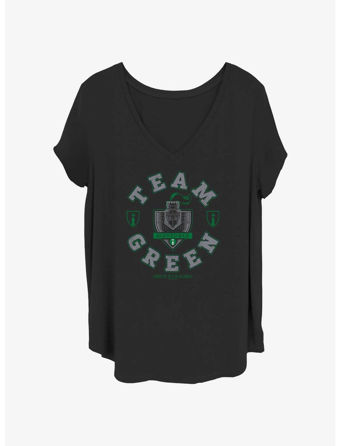 T-shirt grandes tailles pour femme House of the Dragon, Équipe Verte