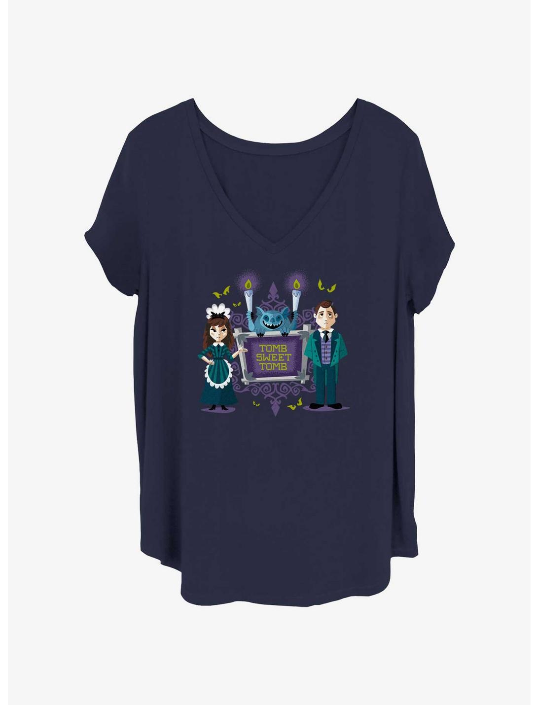 T-shirt pour fille Disney Le Manoir Hanté Femme de chambre et majordome Grande Taille