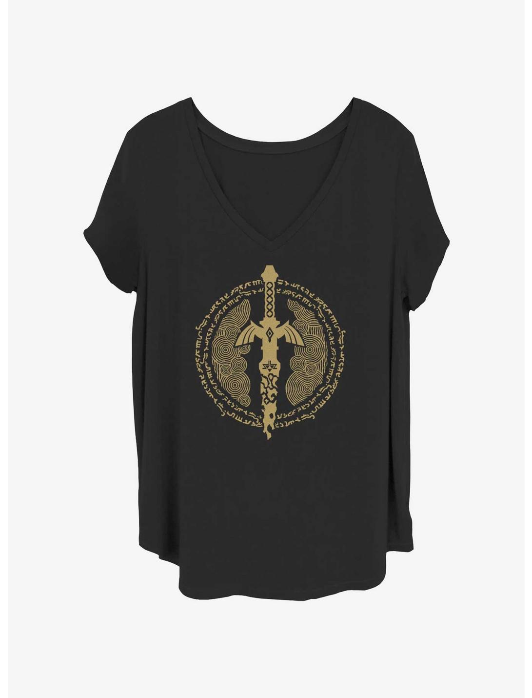 The Legend of Zelda Master Sword Icon Girls T-Shirt Plus Size