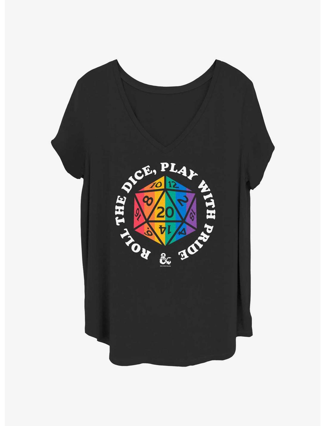 Dungeons & Dragons Roll For Pride Girls T-Shirt Plus Size