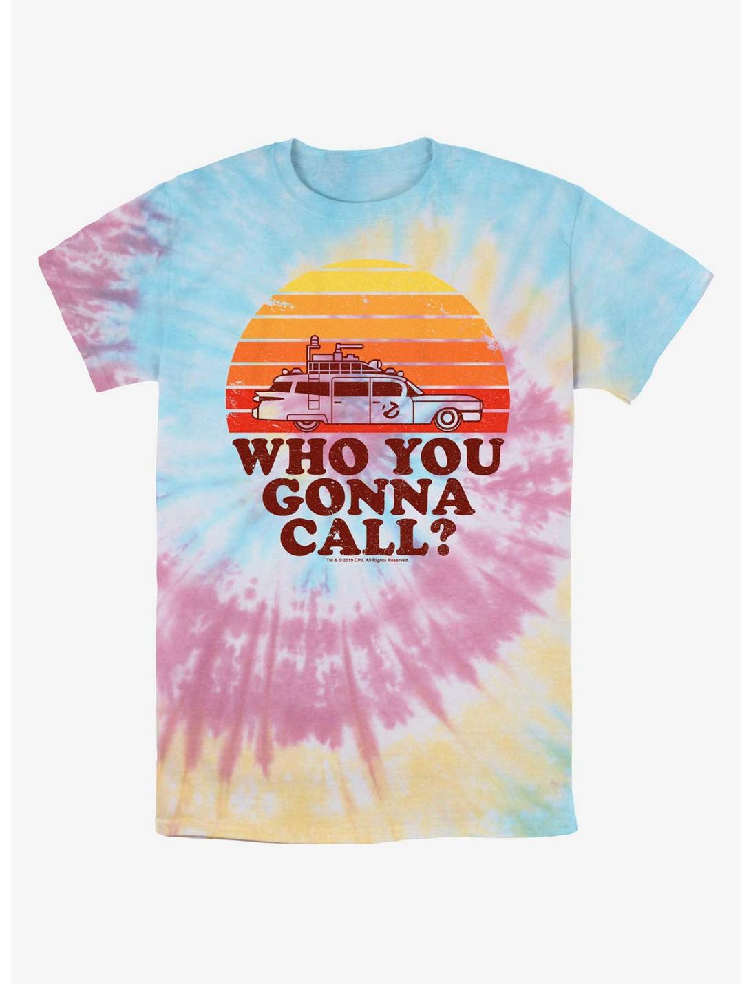Ghostbusters 70's Retro Sunset Tie-Dye T-Shirt