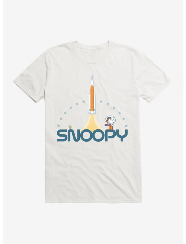 Peanuts Snoopy Space Rocket T-Shirt