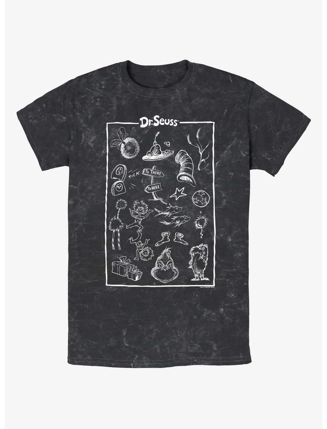 Dr. Seuss Collection Poster Mineral Wash T-Shirt