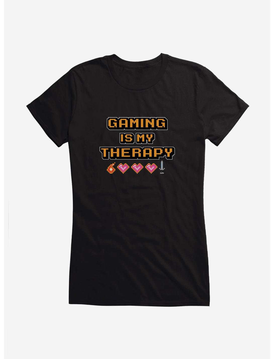 Gaming Is My Therapy Girls T-Shirt