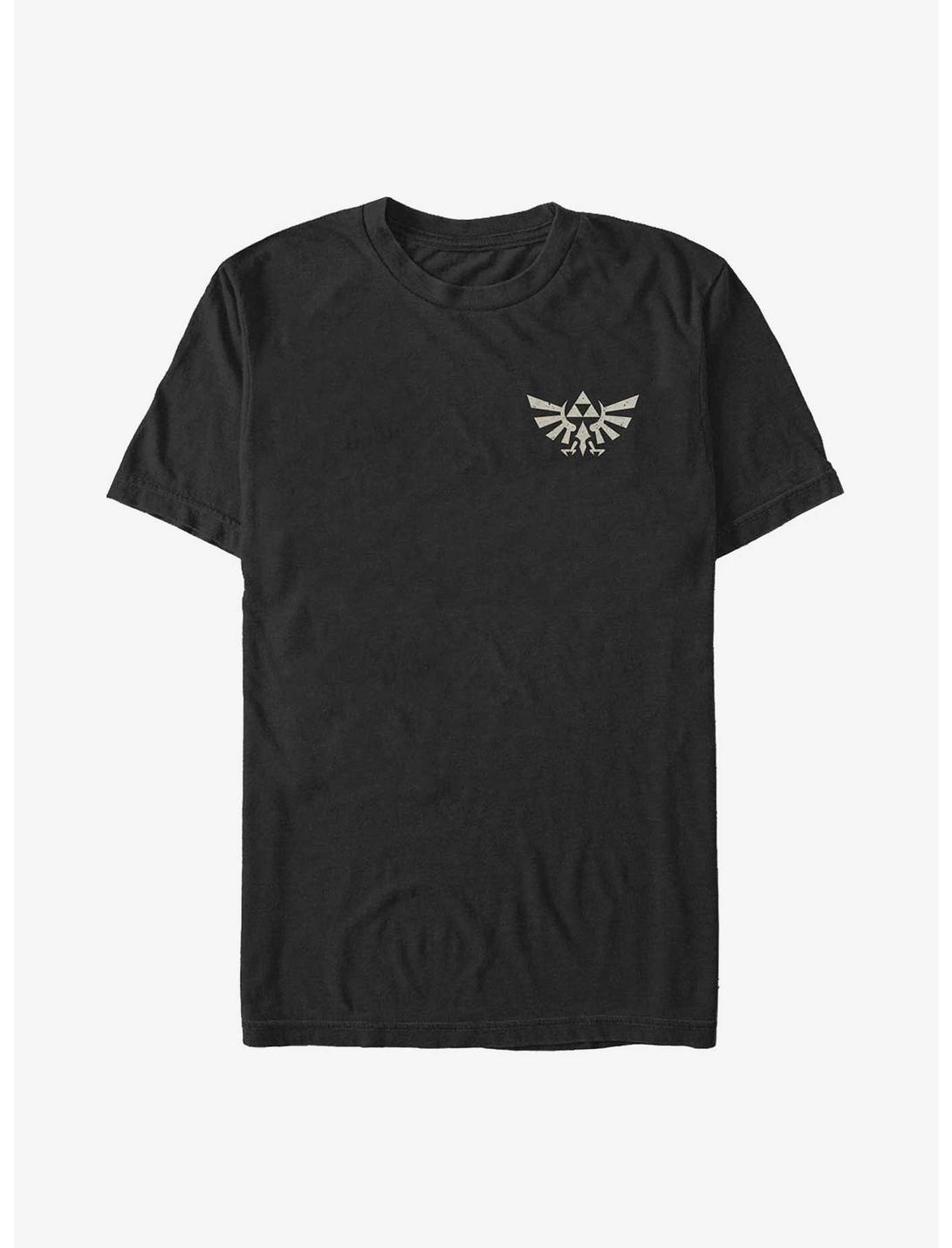The Legend of Zelda Pocket Hyrule Distress Crest Big & Tall T-Shirt