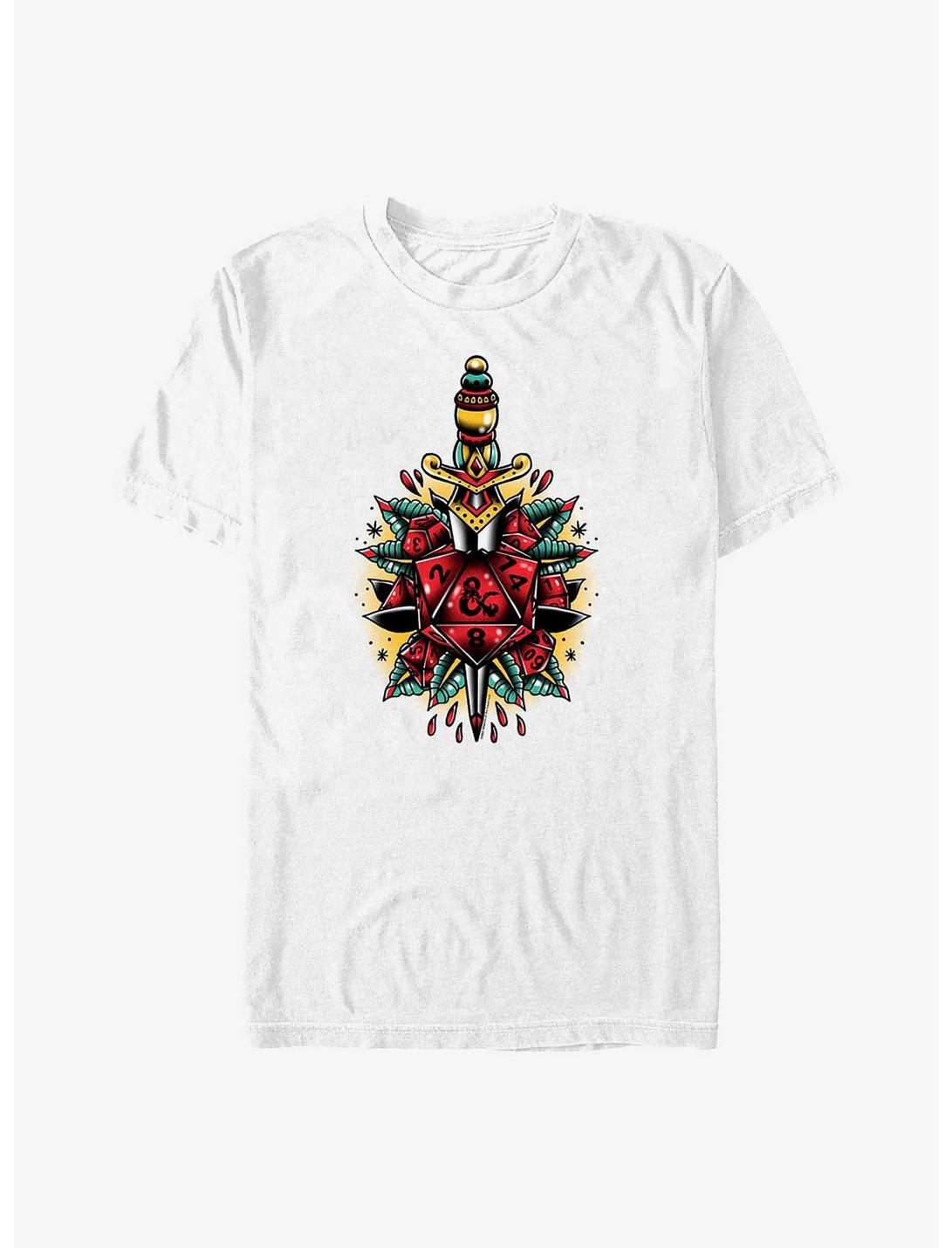 Dungeons & Dragons Dagger And Dice Big & Tall T-Shirt