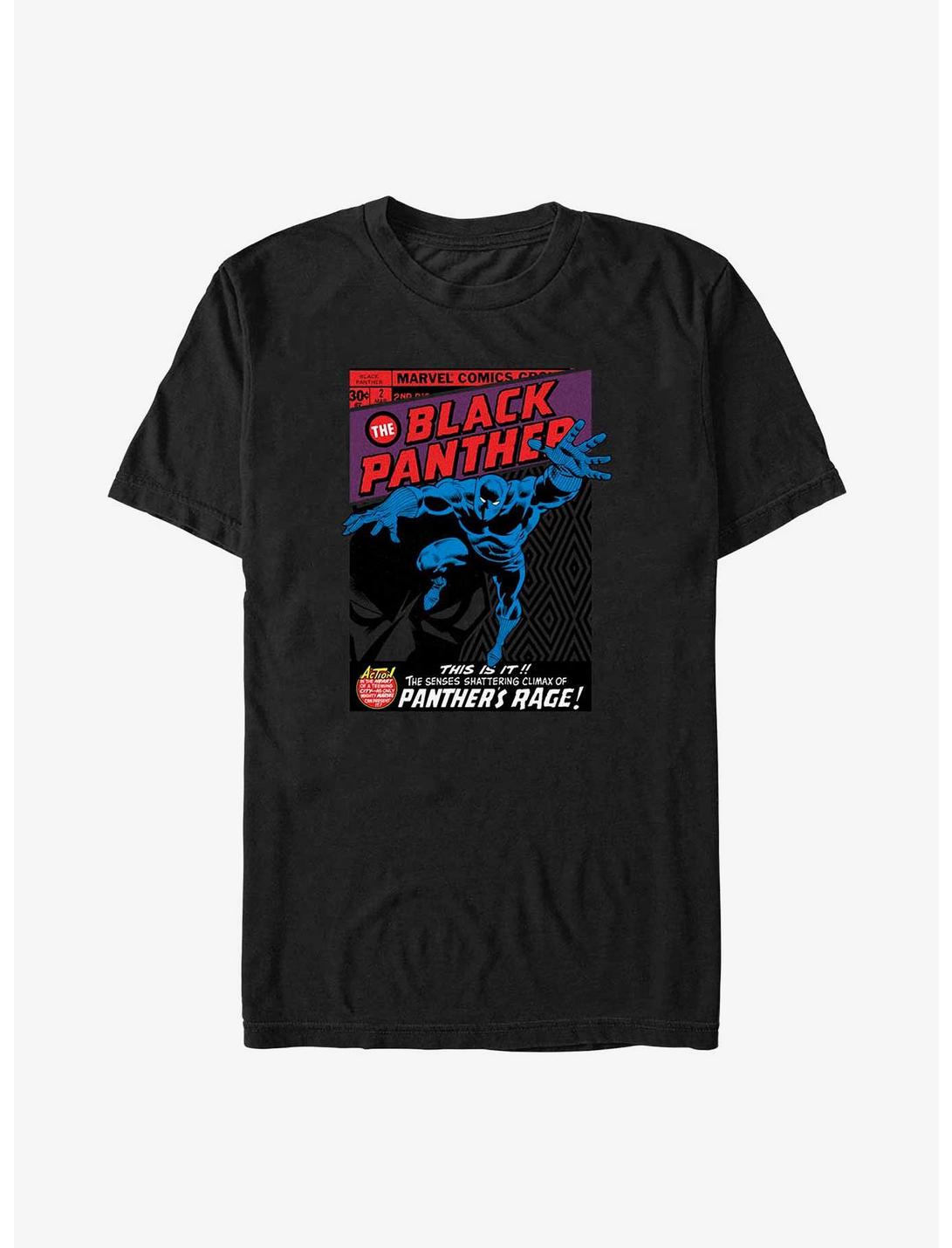 Marvel Black Panther Comic Cover Panther Rage Big & Tall T-Shirt