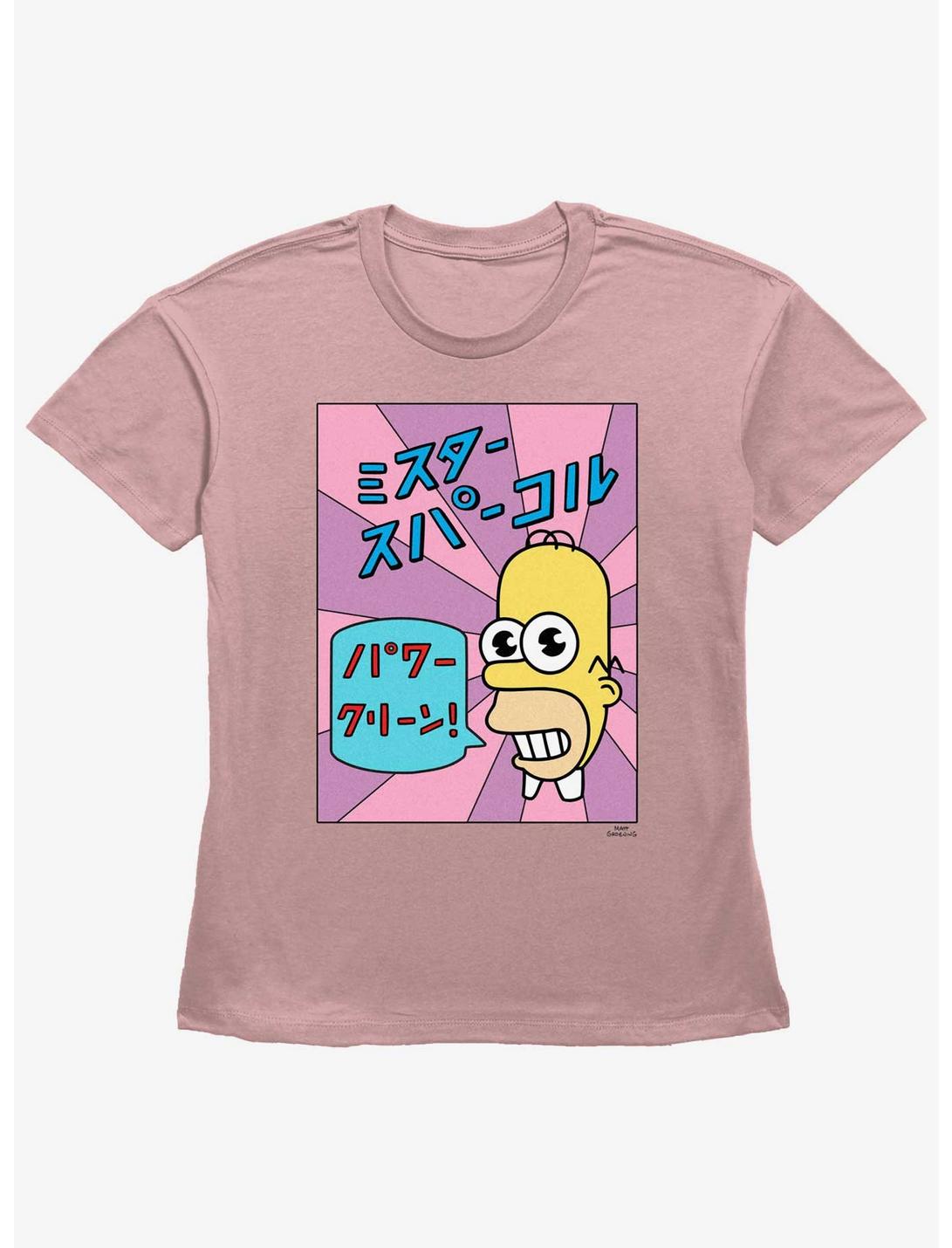 T-shirt droit fille Les Simpson Monsieur Scintillement