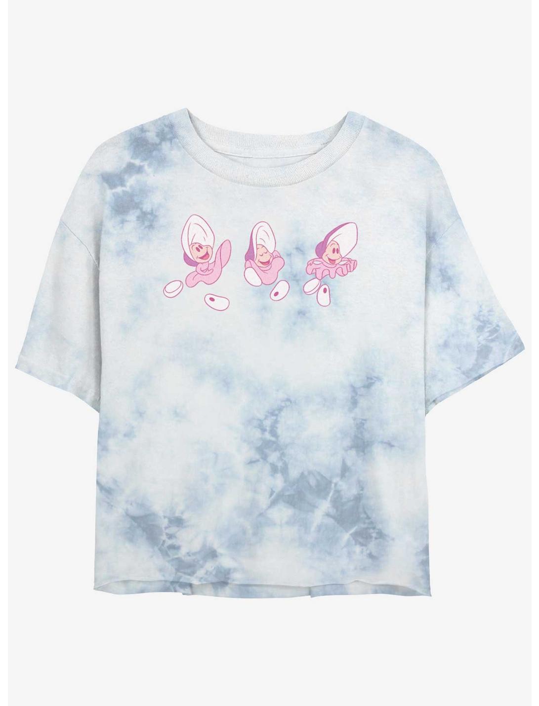T-shirt court tie-dye Alice au Pays des Merveilles de Disney pour filles avec huîtres dansantes