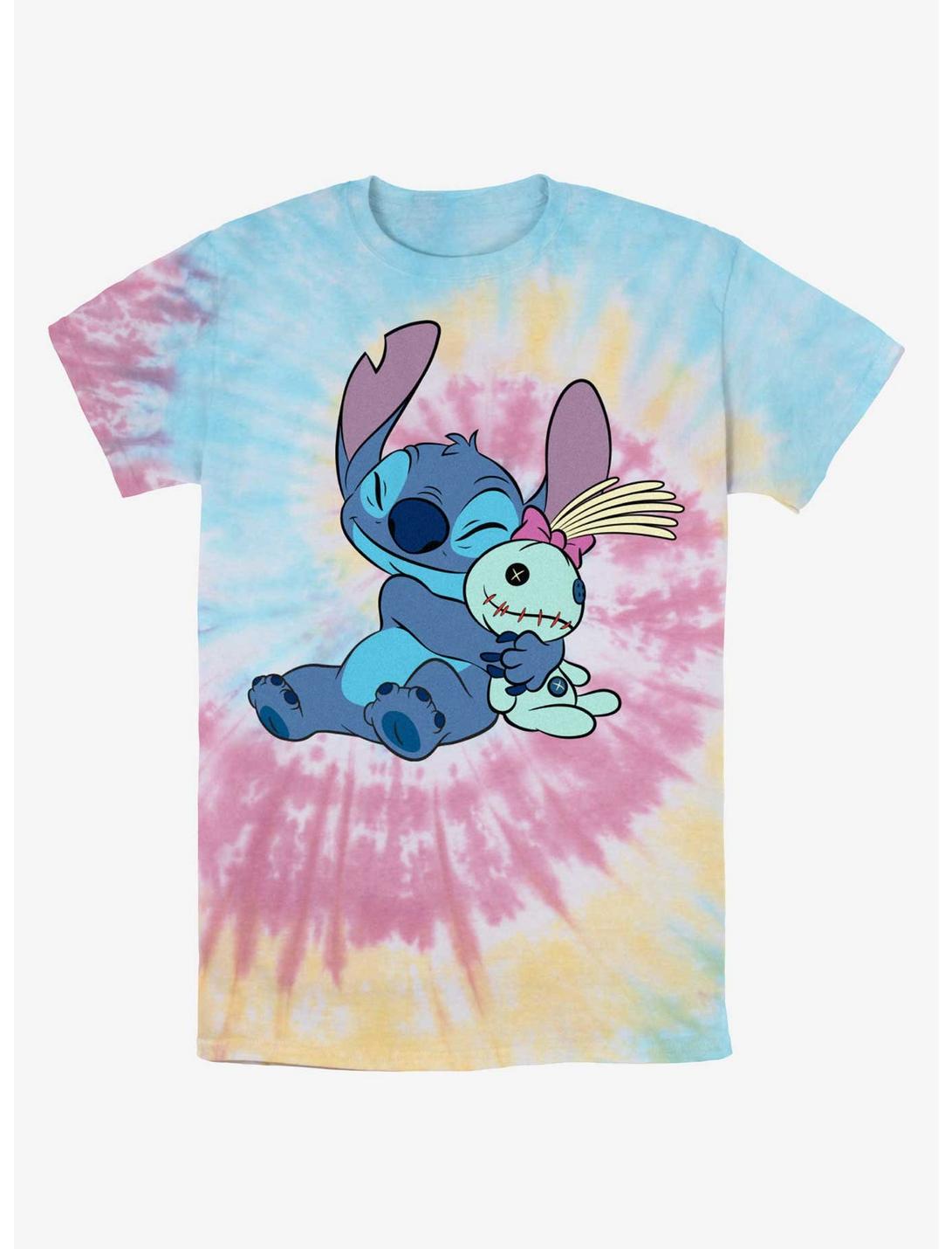 T-shirt Tie-Dye Disney Lilo & Stitch étreignant Scrump