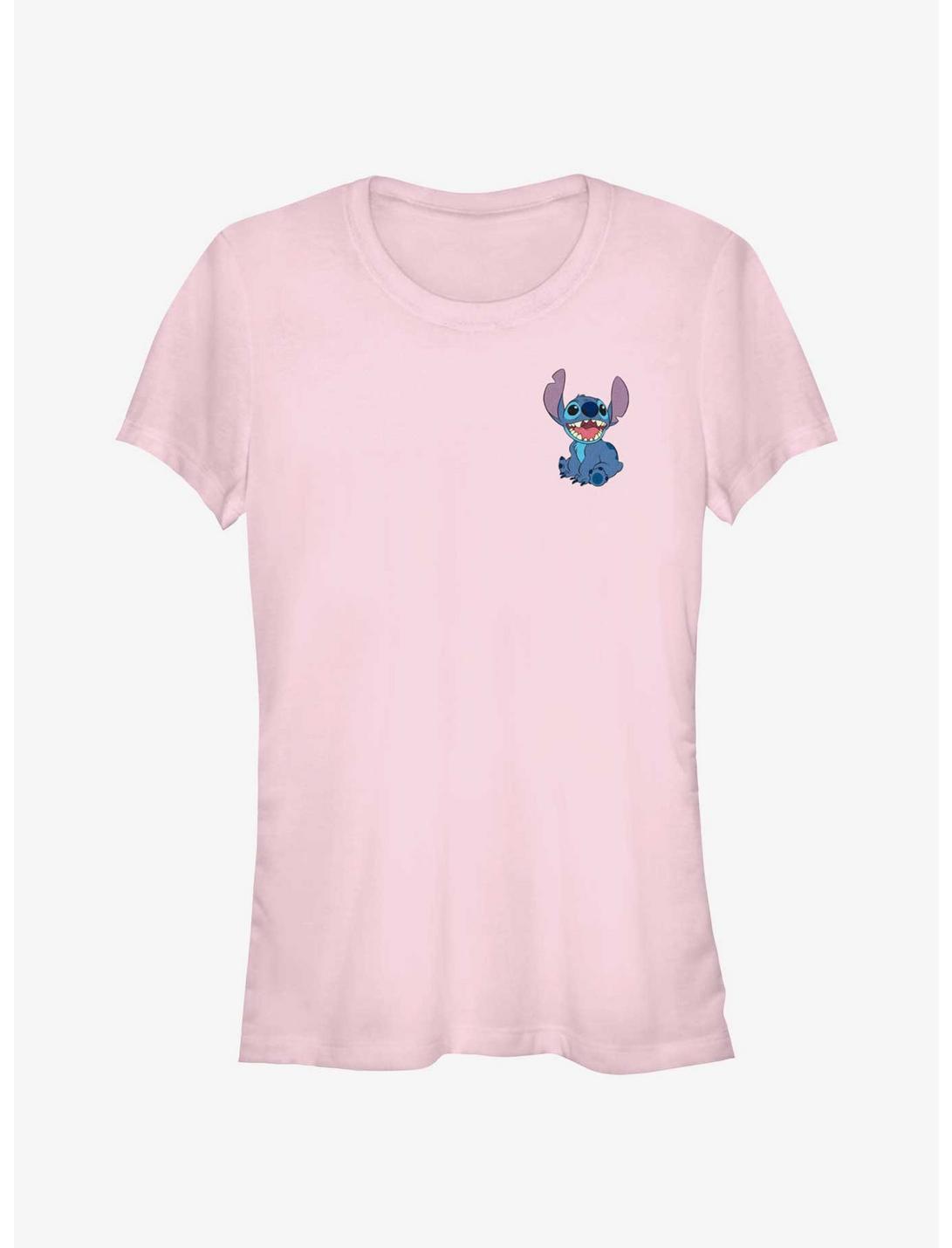 Disney Lilo & Stitch Happy Stitch Pocket Girls T-Shirt