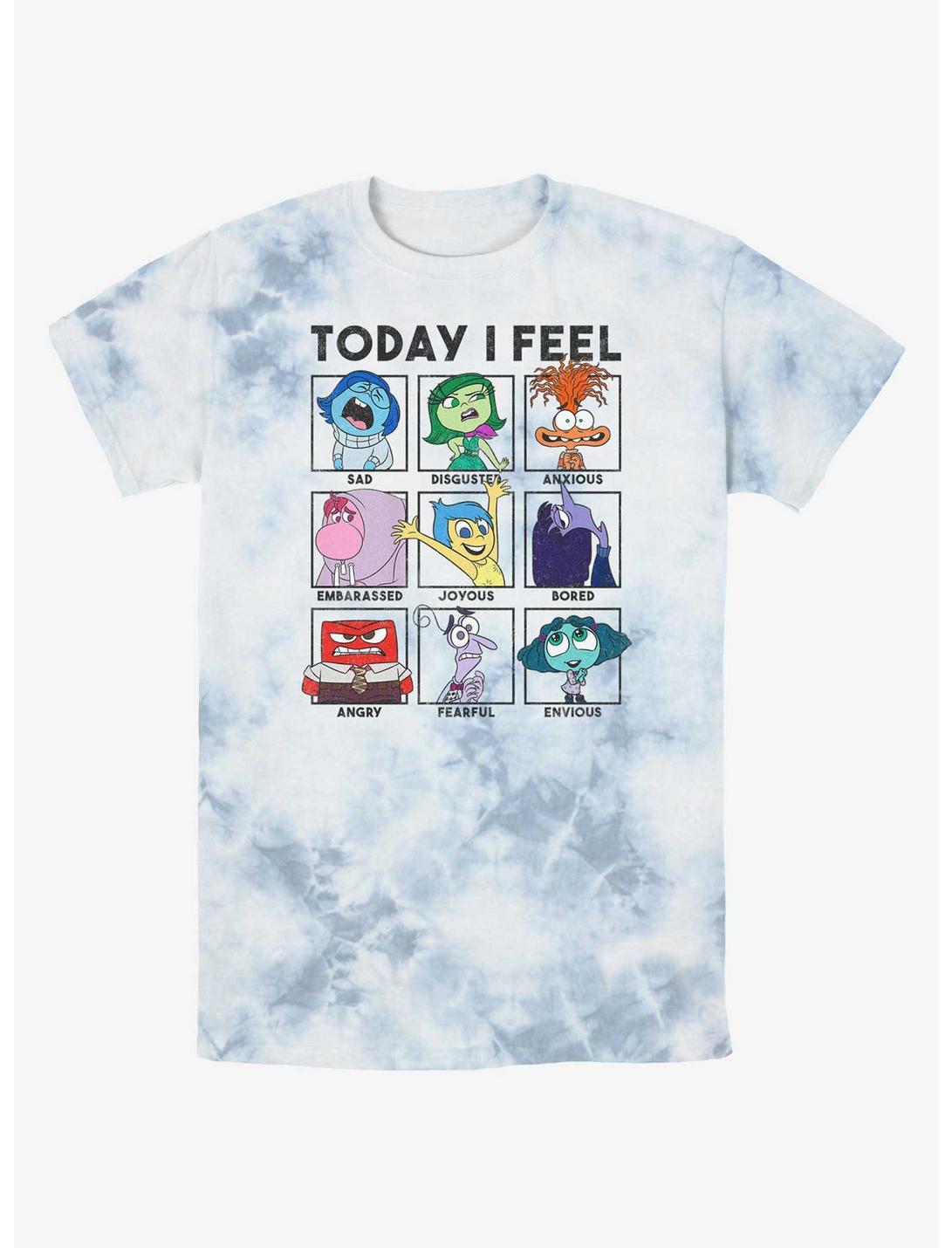 T-shirt Tie-Dye Disney Pixar Vice-Versa 2 « Aujourd'hui, je me sens... »