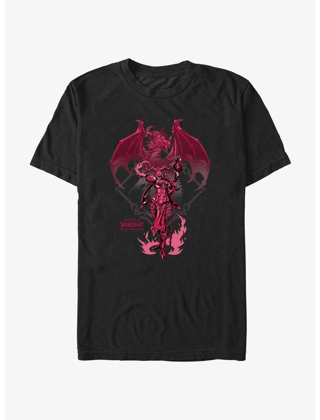 T-shirt Dragon Rouge World of Warcraft